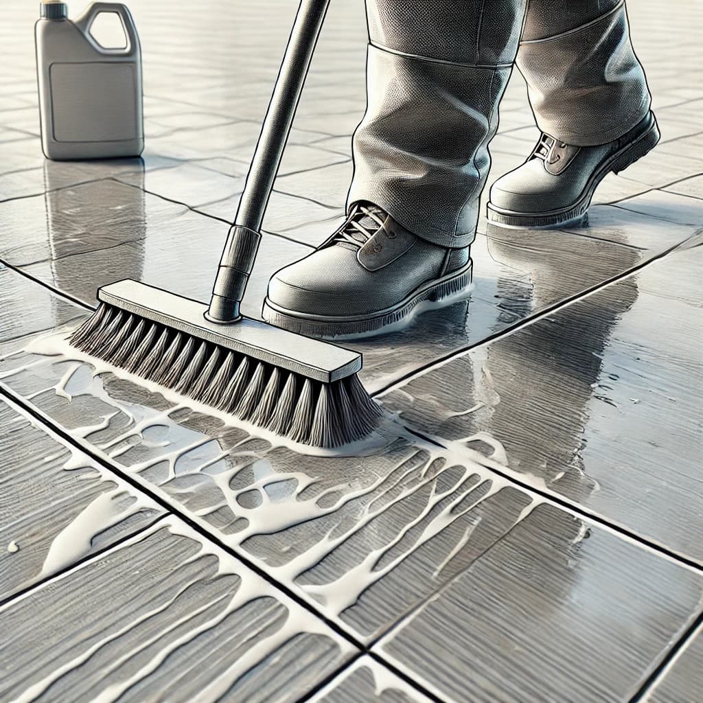 Cleaning and Degreasing Tiles