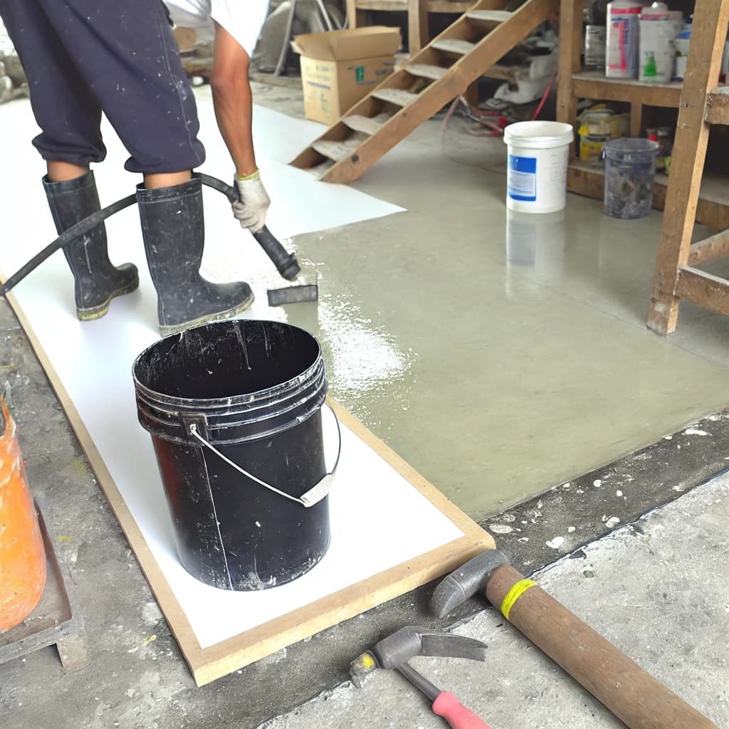 Installing Epoxy Resin Flooring