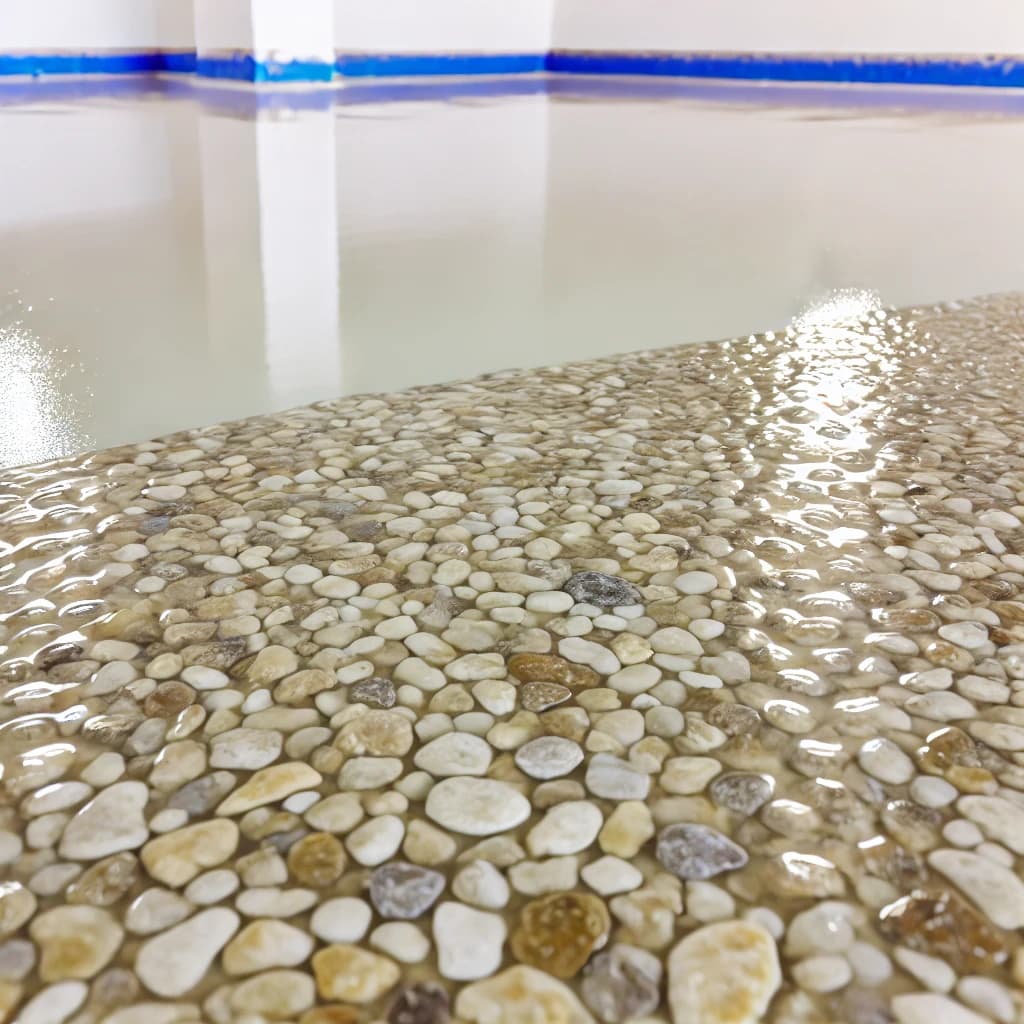 Epoxy Rock Floor Example