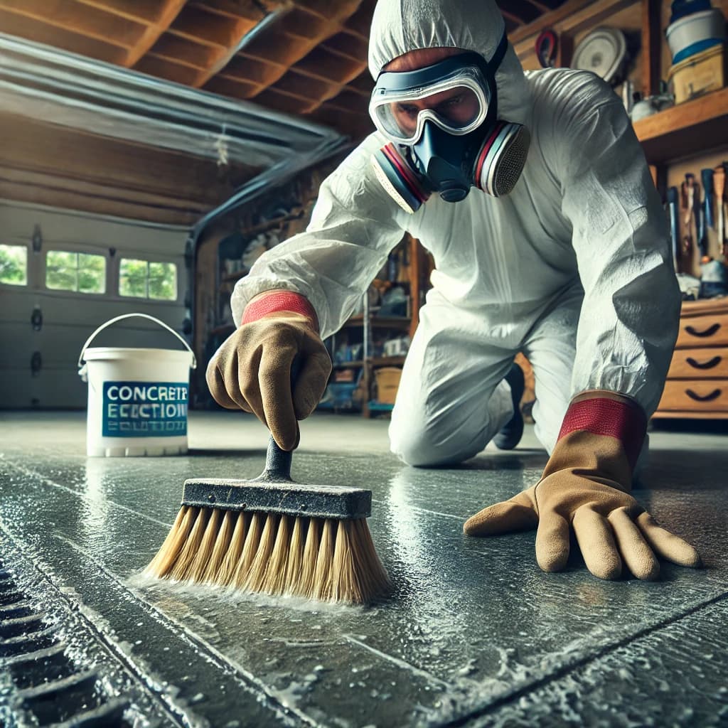 Etching the Garage Floor