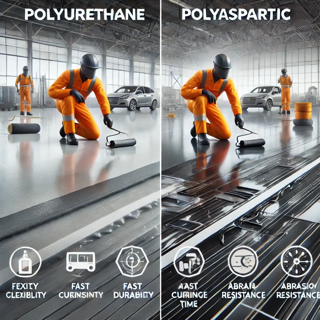 Polyurethane vs Polyaspartic