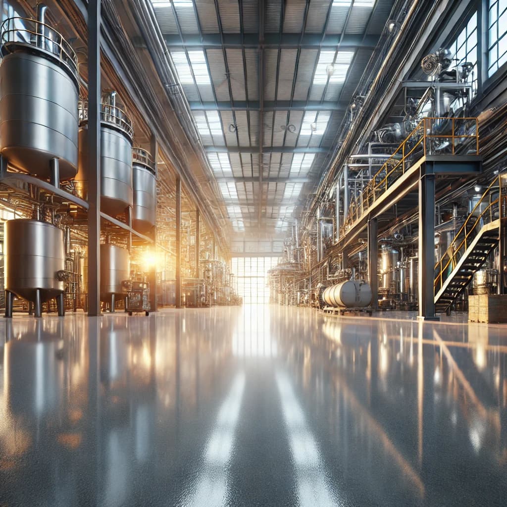 Epoxy Flooring in an Industrial Building