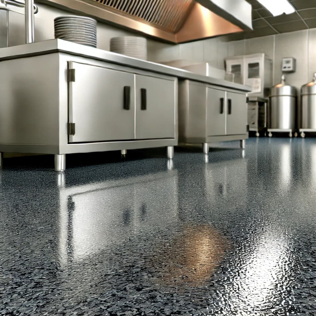 Epoxy Flooring in a Commercial Kitchen