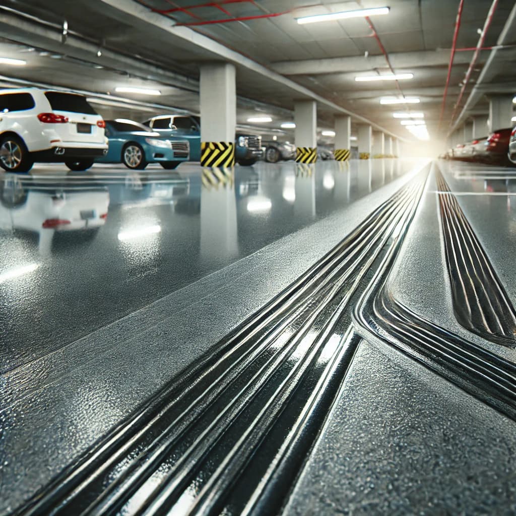 Epoxy Flooring in a Parking Garage