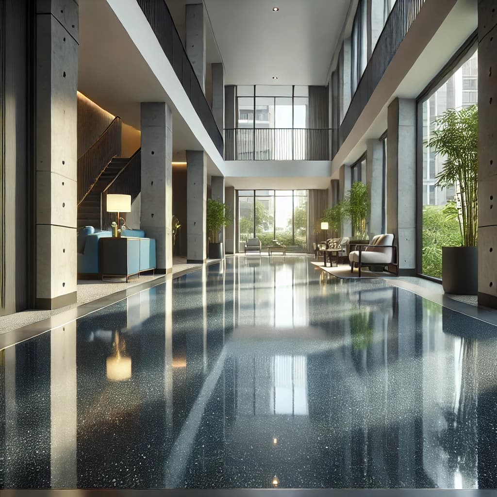 Epoxy Flooring in a Residential Complex