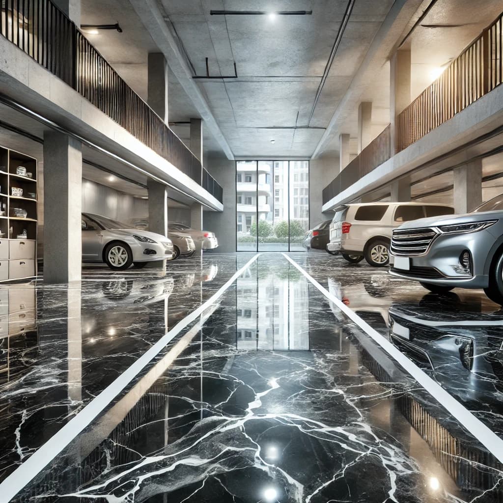 Epoxy Flooring in a Residential Garage