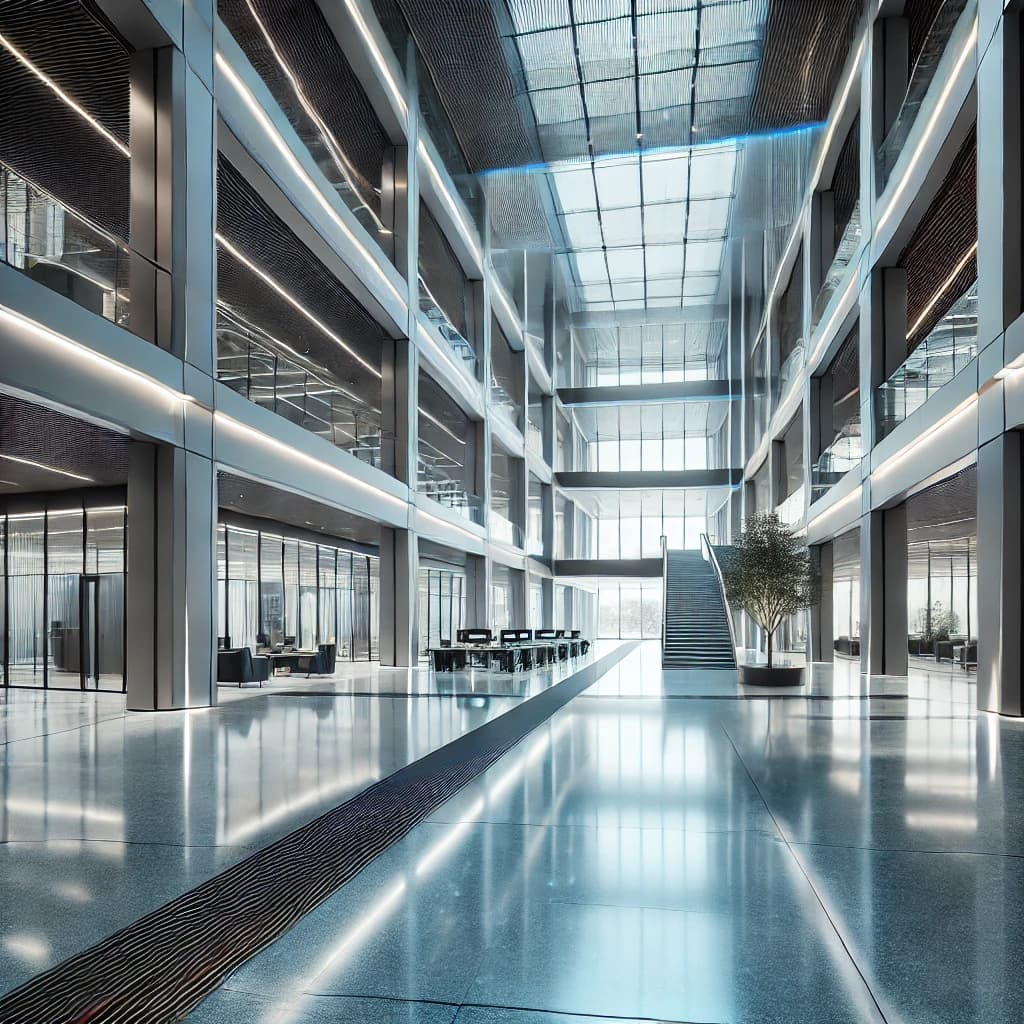 Epoxy Flooring in a Smart Center